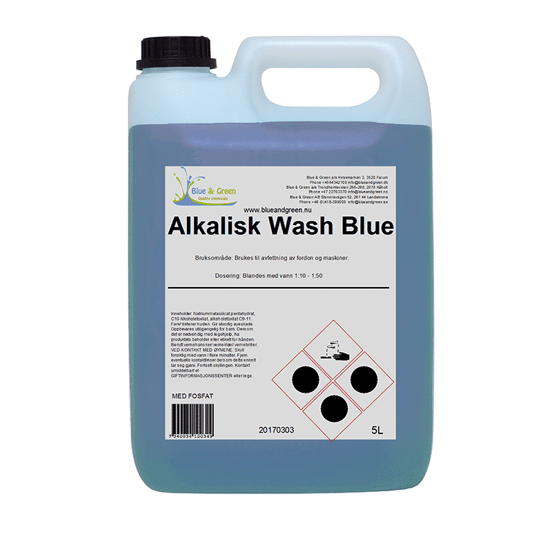 Alkalisk Wash Blue